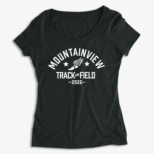 Mountainview Elementary School Track and Field Women's Premium Scoop Neck
