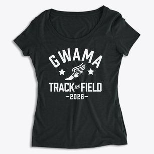 Greater Waco Advanced Manufacturing Academy Track and Field Women's Premium Scoop Neck