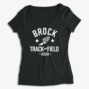 Brock Elementary School Track and Field Women's Premium Scoop Neck
