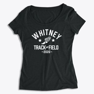 Whitney Intermediate School Track and Field Women's Premium Scoop Neck