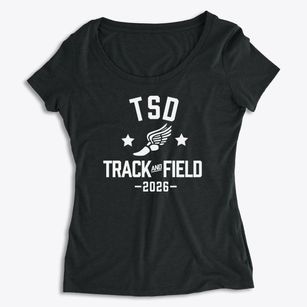 Texas School For The Deaf Track and Field Women's Premium Scoop Neck