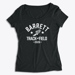 Barrett Elementary School Track and Field Women's Premium Scoop Neck