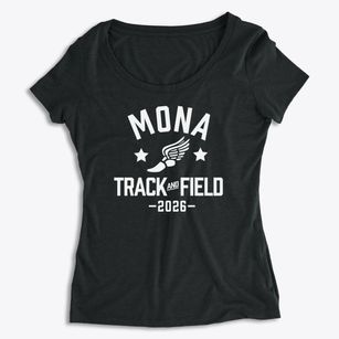 Mona Elementary School Track and Field Women's Premium Scoop Neck