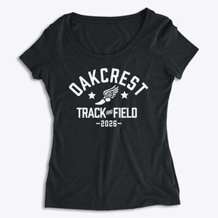 Oakcrest Track and Field Women's Premium Scoop Neck