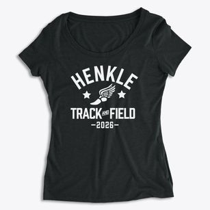 Henkle Middle School Track and Field Women's Premium Scoop Neck