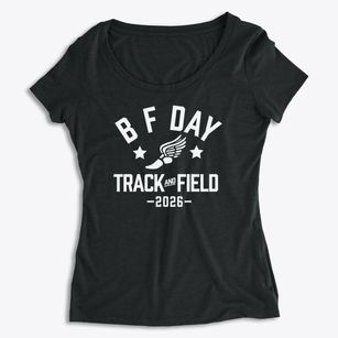 B F Day Elementary School Track and Field Women's Premium Scoop Neck
