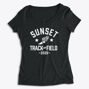Sunset Primary School Track and Field Women's Premium Scoop Neck