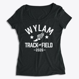 Wylam Elementary School Track and Field Women's Premium Scoop Neck