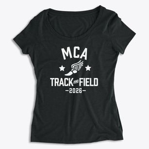 Milwaukee Collegiate Academy Track and Field Women's Premium Scoop Neck