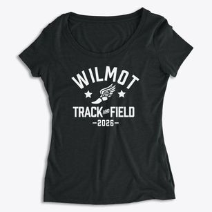Wilmot Elementary School Track and Field Women's Premium Scoop Neck