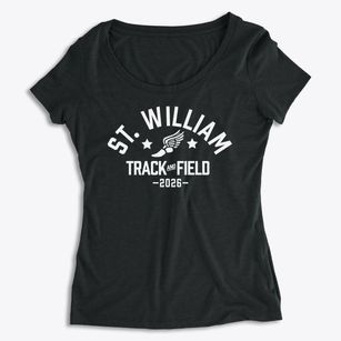 St William Parish Track and Field Women's Premium Scoop Neck