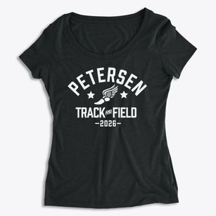 Petersen Sda School Track and Field Women's Premium Scoop Neck