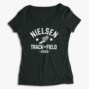 Nielsen Elementary School Track and Field Women's Premium Scoop Neck