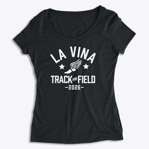 La Vina Middle School Track and Field Women's Premium Scoop Neck