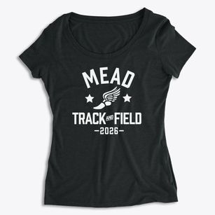 Mead Elementary School Track and Field Women's Premium Scoop Neck