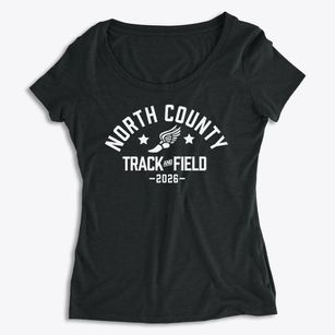 North Monterey County High School Track and Field Women's Premium Scoop Neck