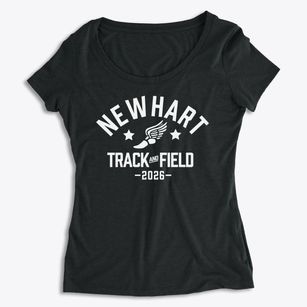 Newhart Middle School Track and Field Women's Premium Scoop Neck