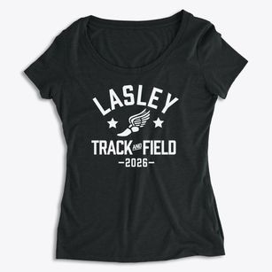 Lasley Elementary School Track and Field Women's Premium Scoop Neck