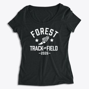 Forest Heights Lodge School Track and Field Women's Premium Scoop Neck
