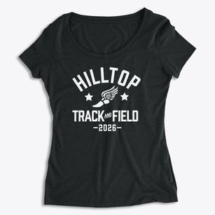 Hilltop Alternative School Track and Field Women's Premium Scoop Neck