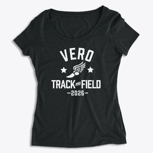 Vero Beach High School Track and Field Women's Premium Scoop Neck