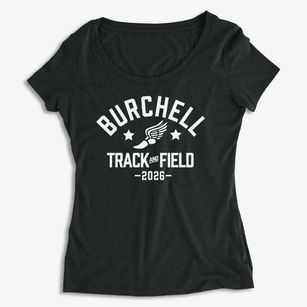 Burchell High School Track and Field Women's Premium Scoop Neck