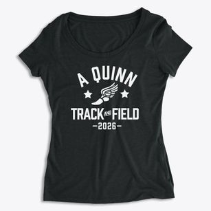 A Quinn Jones Center Track and Field Women's Premium Scoop Neck