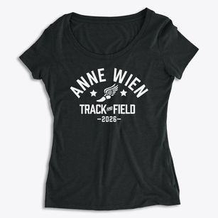Anne Wien Elementary School Track and Field Women's Premium Scoop Neck