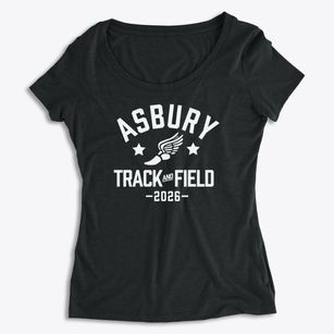 Asbury Christian School Track and Field Women's Premium Scoop Neck
