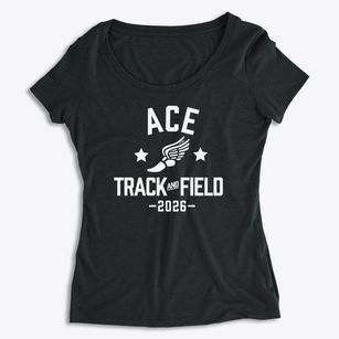 Ace Academy Track and Field Women's Premium Scoop Neck