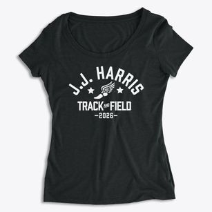 J.j. Harris Elementary School Track and Field Women's Premium Scoop Neck
