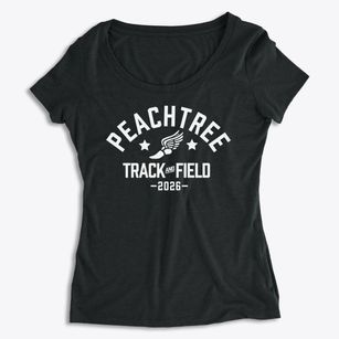 Peachtree Academy Track and Field Women's Premium Scoop Neck