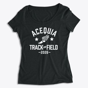Acequia Elementary School Track and Field Women's Premium Scoop Neck
