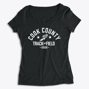 Cook County Juvenile Center Track and Field Women's Premium Scoop Neck
