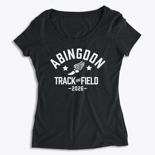 Abingdon High School Track and Field Women's Premium Scoop Neck