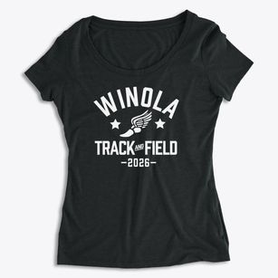 Winola Elementary School Track and Field Women's Premium Scoop Neck