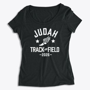 Judah Christian School Track and Field Women's Premium Scoop Neck