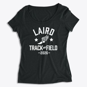 Laird Elementary School Track and Field Women's Premium Scoop Neck