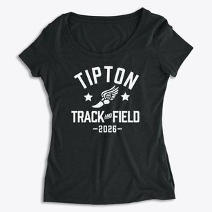 Tipton Bible Church School Track and Field Women's Premium Scoop Neck