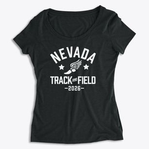 Nevada Middle School Track and Field Women's Premium Scoop Neck