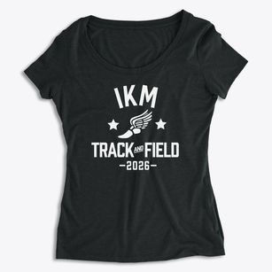 Ikm Middle School Track and Field Women's Premium Scoop Neck