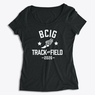 Bcig Elementary School Track and Field Women's Premium Scoop Neck