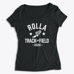 Rolla High School Track and Field Women's Premium Scoop Neck
