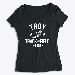 Troy Elementary School Track and Field Women's Premium Scoop Neck