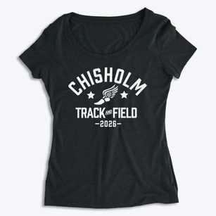 Chisholm Middle School Track and Field Women's Premium Scoop Neck