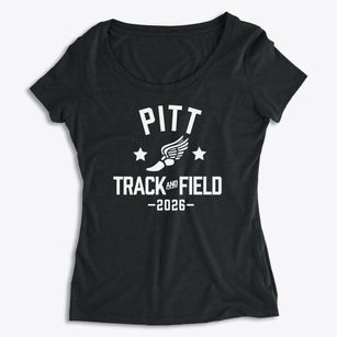 Pitt Academy Track and Field Women's Premium Scoop Neck