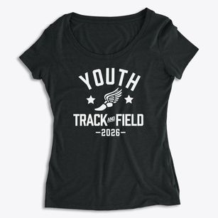 Youth Performing Arts Track and Field Women's Premium Scoop Neck