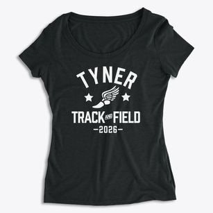 Tyner Elementary School Track and Field Women's Premium Scoop Neck