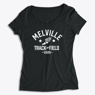 Melville Elementary School Track and Field Women's Premium Scoop Neck