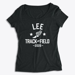 Lee Junior High School Track and Field Women's Premium Scoop Neck